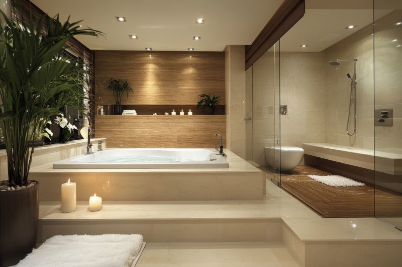 Contemporary Bathroom with New Tub